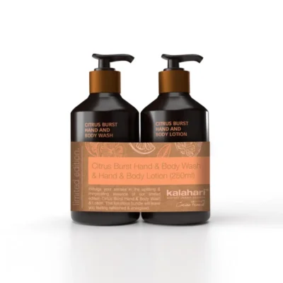 Citrus burst hand wash & lotion